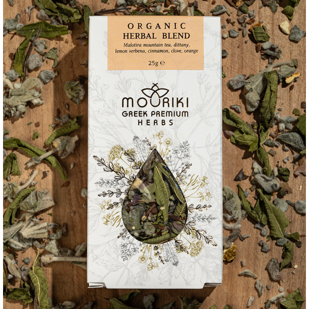 Grsk kologisk urteblanding med bjerg te 25g