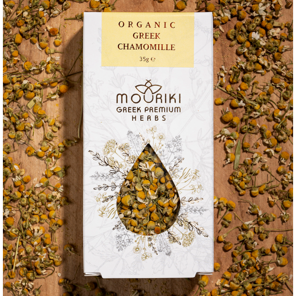 Grsk kologisk kamille te fra Kreta 25g