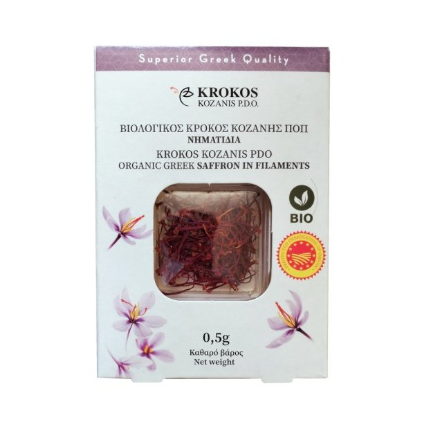 kologisk grsk safran (Krokos Kozanis P.D.O) 0,5g