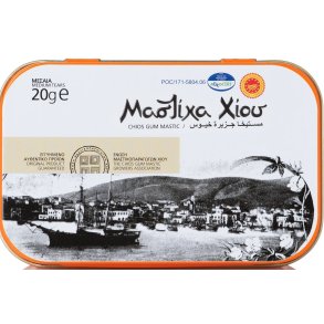 Chios mastic, medium PDO (Mastiha/ Mastik) 20 g (metal boks)