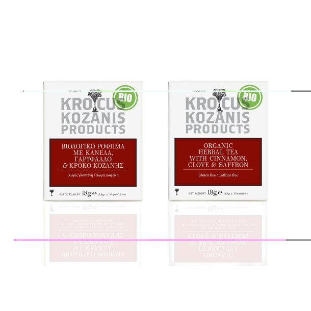 Grsk kologisk te med safran, nelliker og kanel 18g (1,8g X 10 breve)