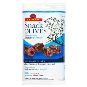 Ilida Kalamata oliven snacks uden sten 80g
