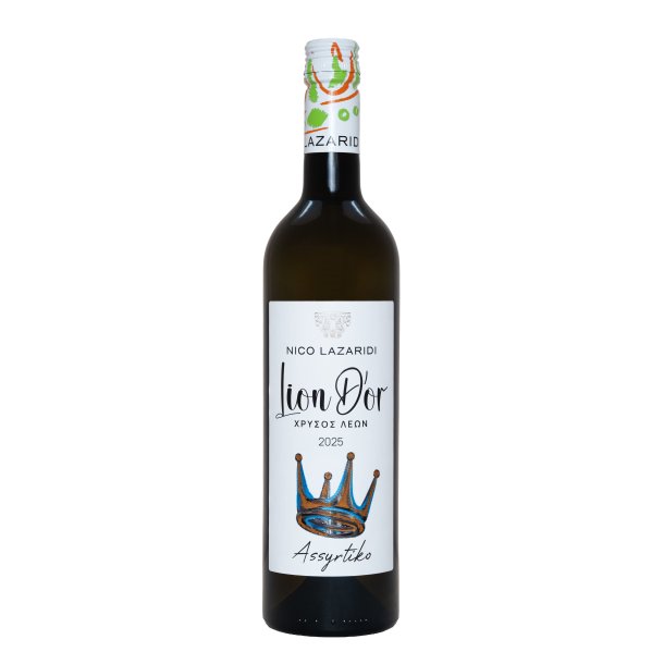 Lion D� Or Assyrtiko hvidvin 750 ml 2025