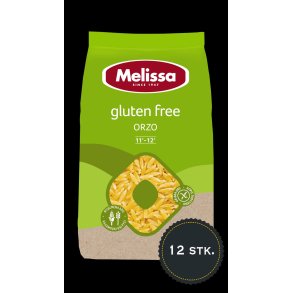 Glutenfri orzo medium Melissa (kritharaki/ risoni) 400g. X 12
