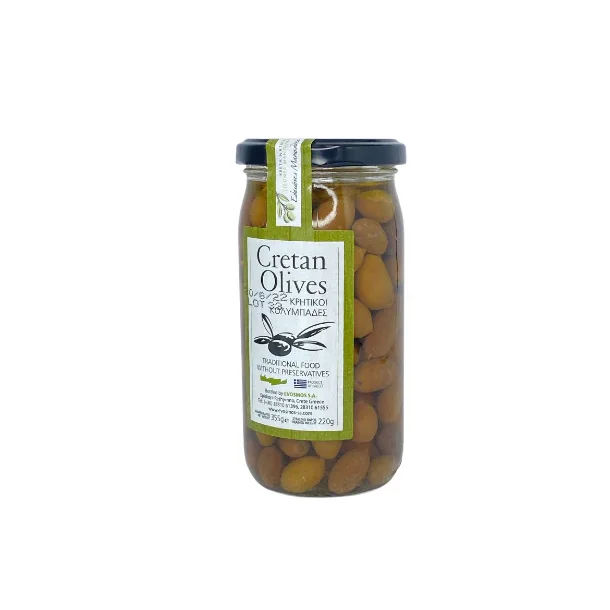 Oliven fra Kreta Kolymbades 370g