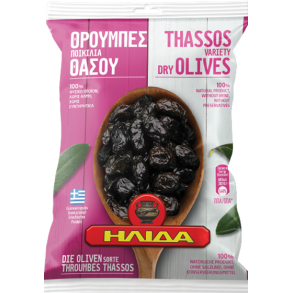  Ilida Thassos semit�rrede oliven med sten 200 g (Throuba)