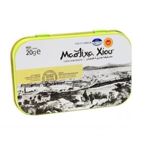 Chios mastic, small PDO (Mastiha/ Mastik) 20 g (metal boks)