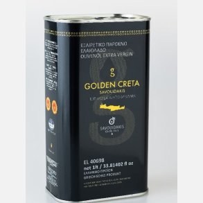 Billede af en dunk af ekstra jomfru olivenolie fra Kreta