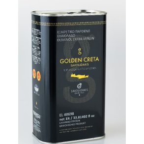 Billede af en dunk af ekstra jomfru olivenolie fra Kreta